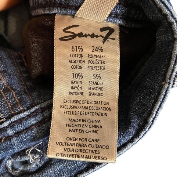 Seven‎ 7 Tummyless Women's Plus Size 24W Jeans Denim Straight High Rise Skinny - Picture 9 of 9